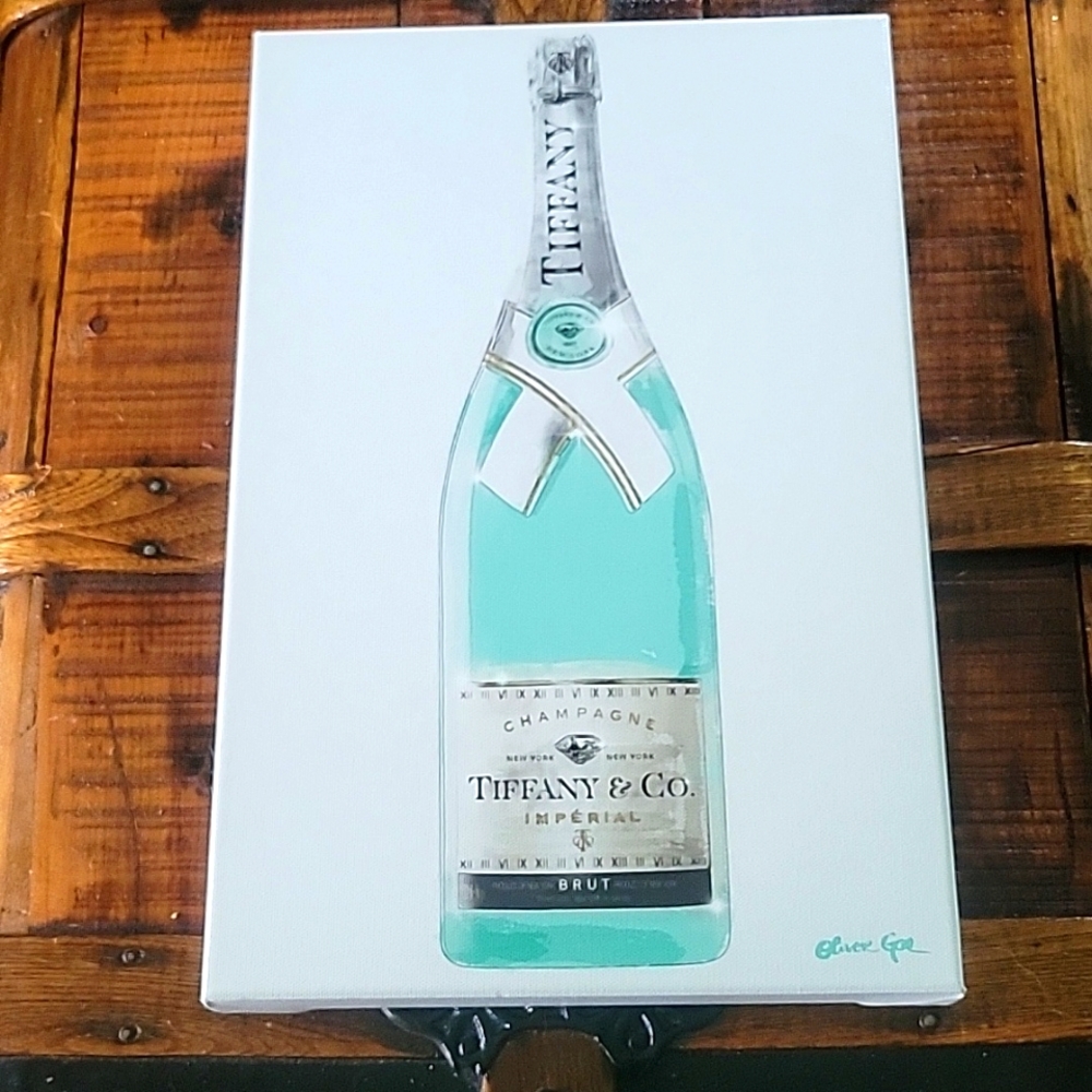 Oliver Gal Priceless Champagne Tiffany & Co w COA certificate of authenticity